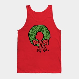 Christmas Wreath Maze Tank Top